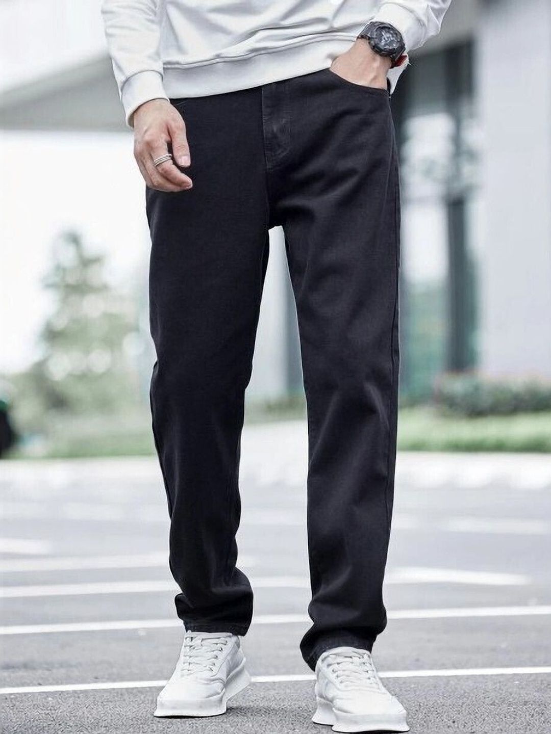 EVERFADE Men Relaxed Fit Mid-Rise Jeans-picture-35