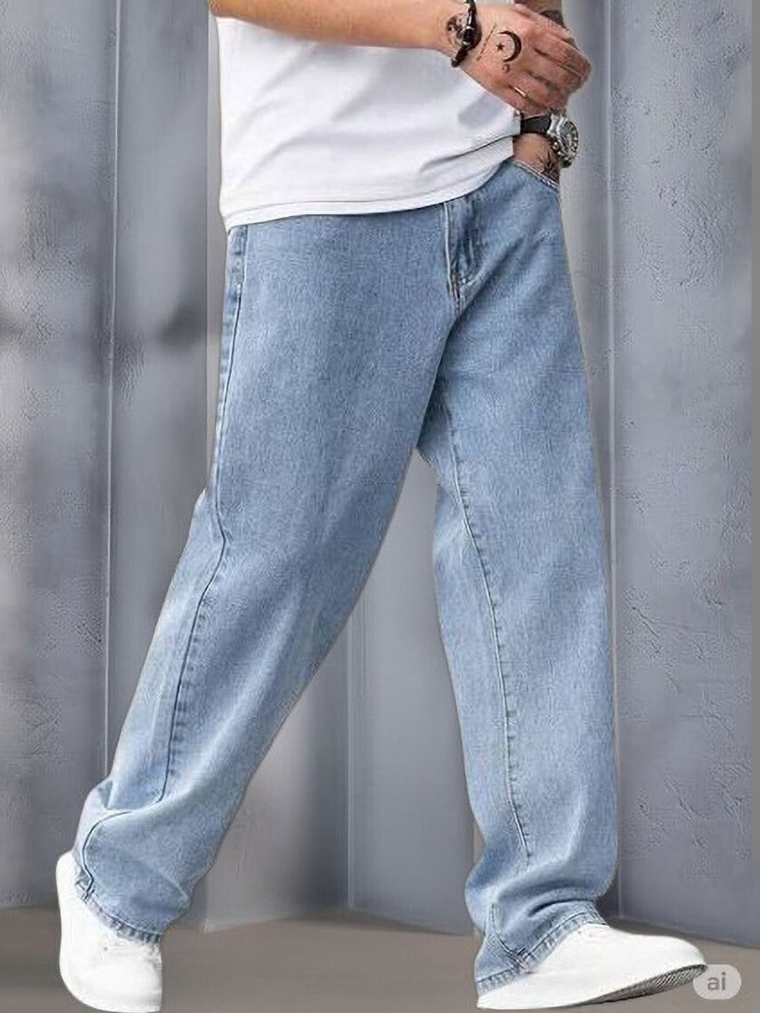 EVERFADE Men Bootcut Mid-Rise Jeans-image-24