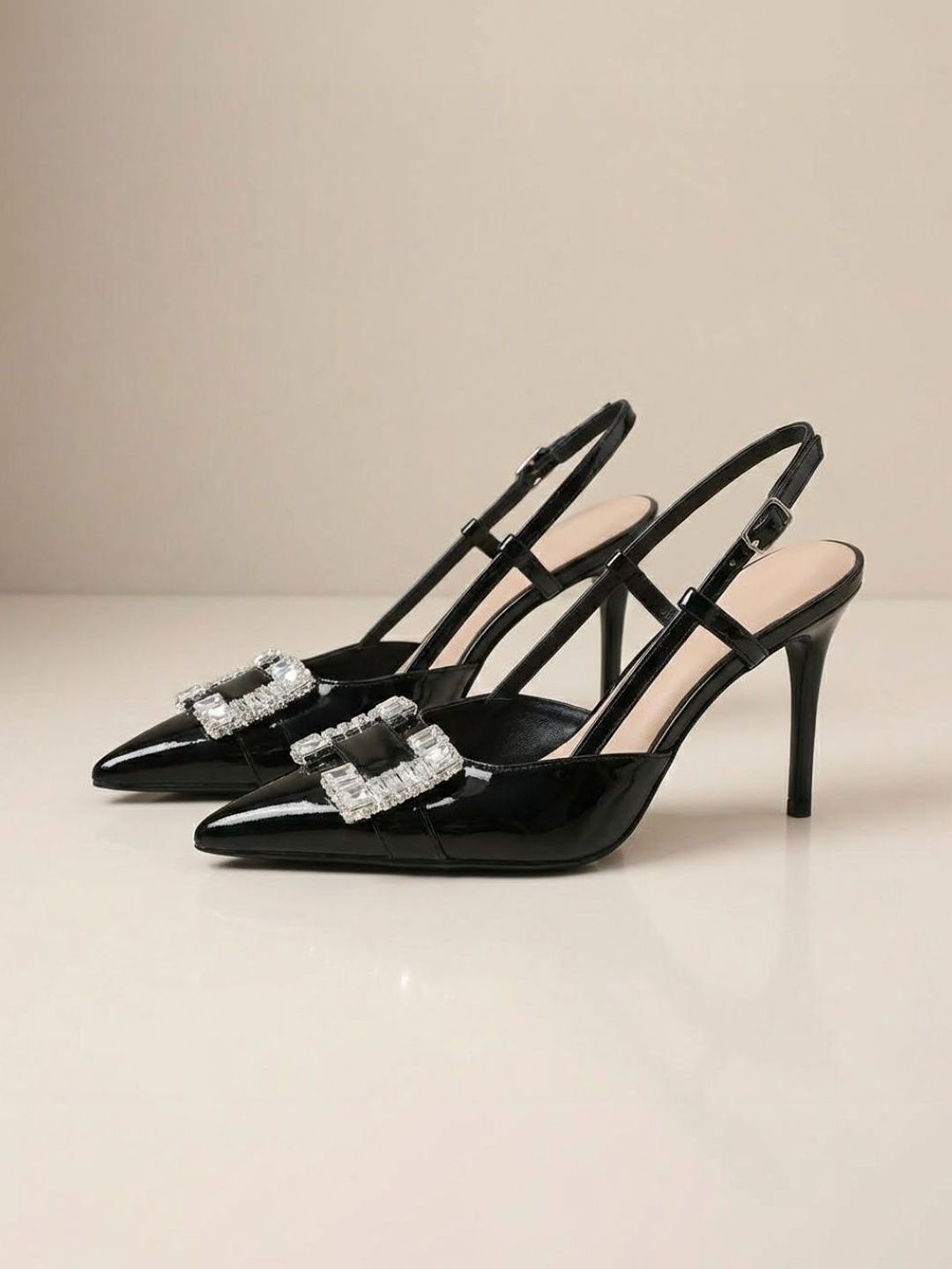 Ozzaro PU Party Stiletto Pumps-image-38