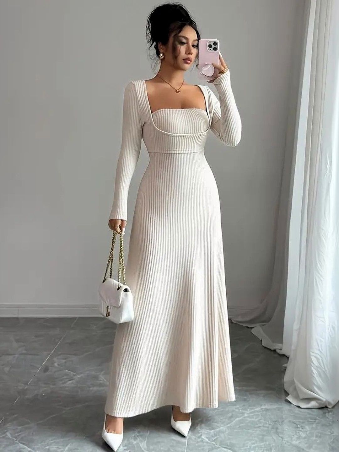 SZN Fit & Flare Maxi Dress