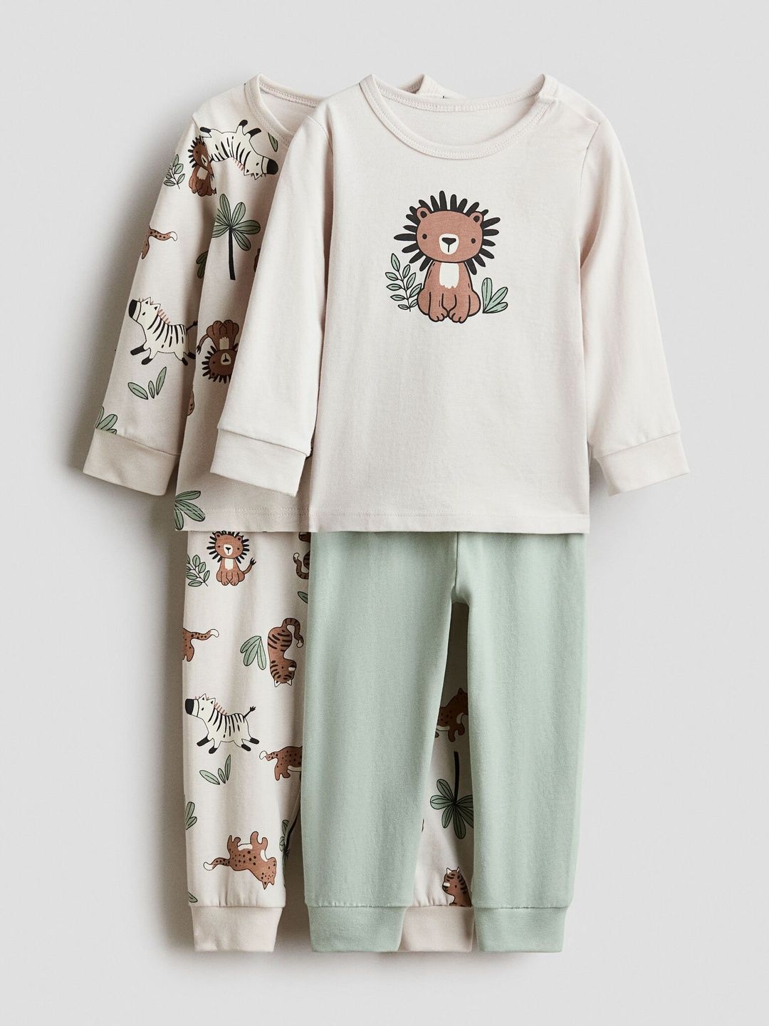 H&M 2-Pack Printed Cotton Pyjamas