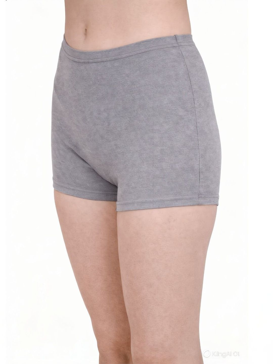 CHARMZ Women Skinny Fit Low-Rise Yoga Shorts-image-2