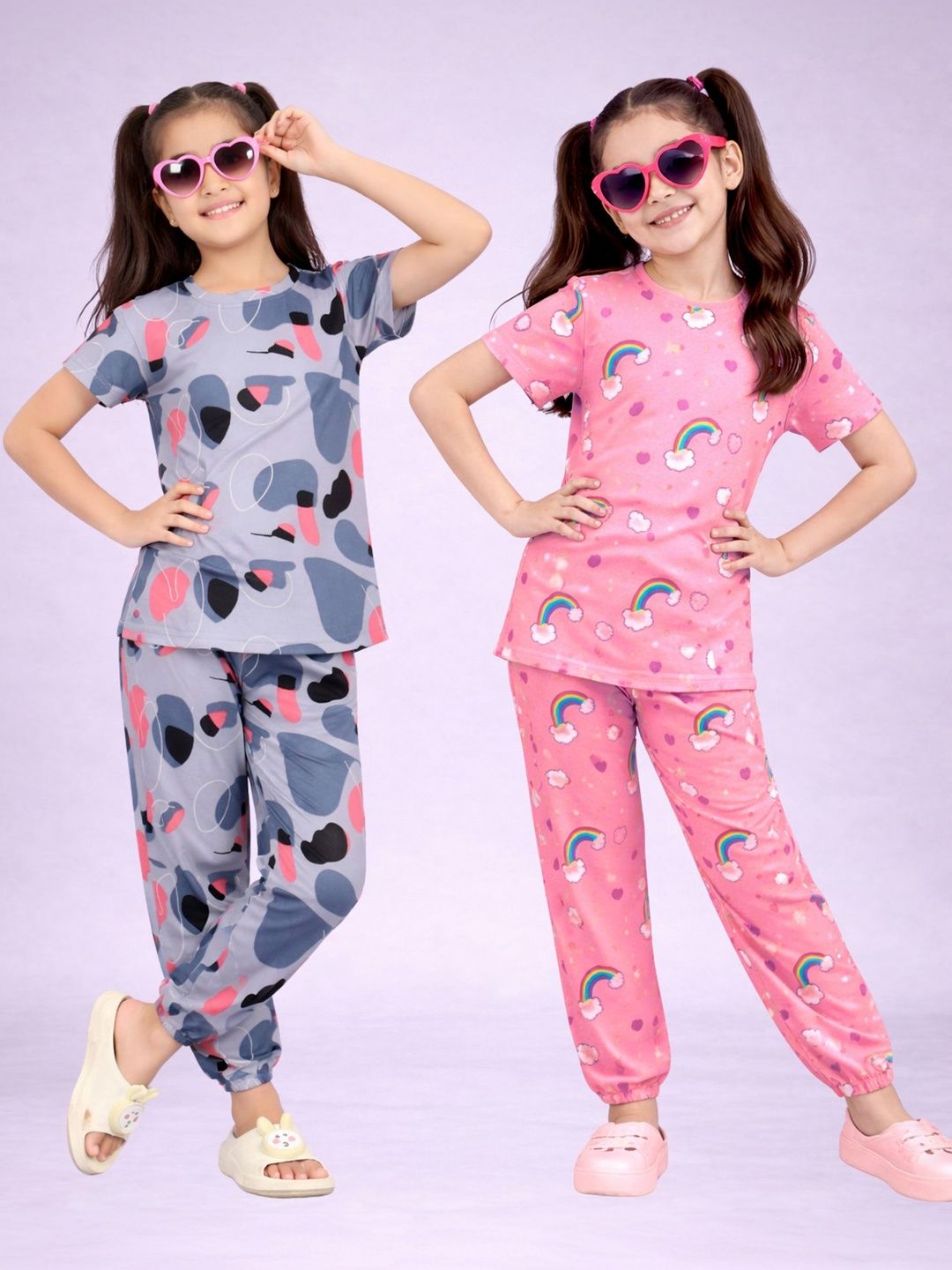 BAESD Girls Printed Maxi Nightdress-image-13