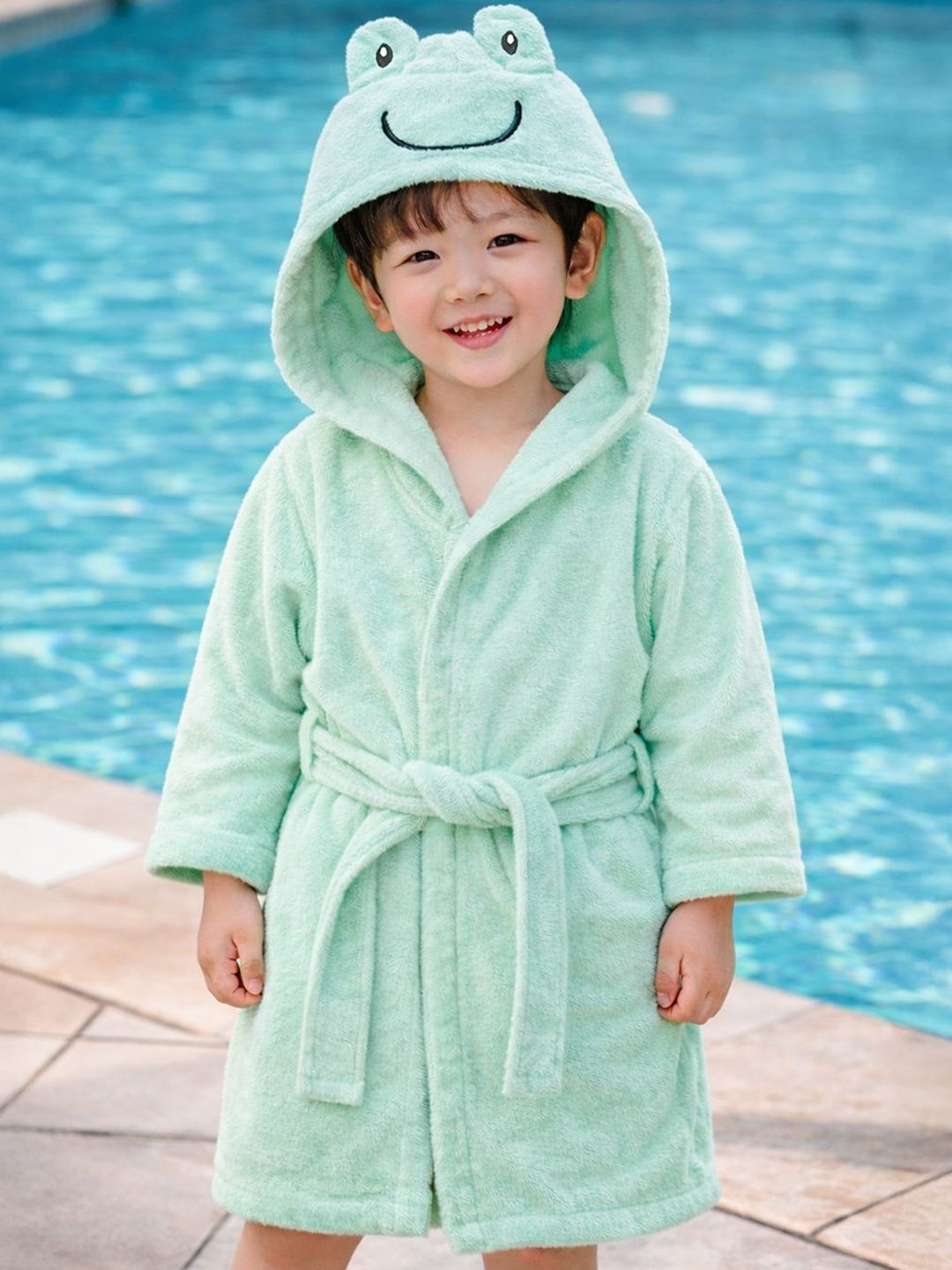 MiArcus Girls Cotton Knee Length Bath Robe & Wraps-image-15