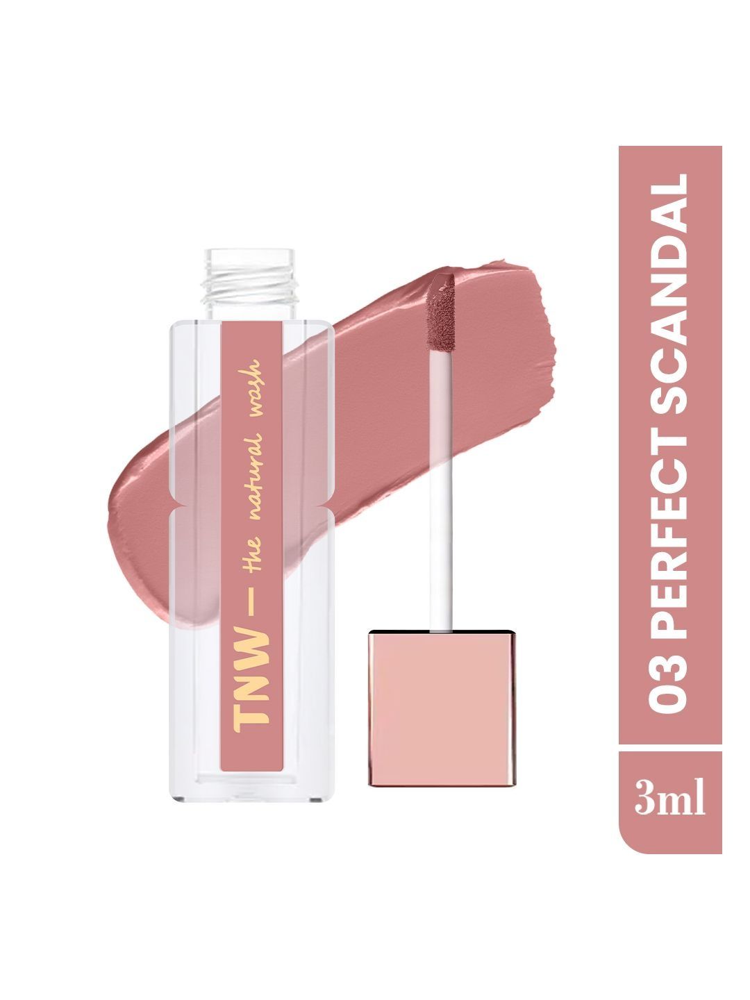 TNW the natural wash Comfy Matte Liquid Lipstick- 3 ml- Perfect Scandal 03-image-27