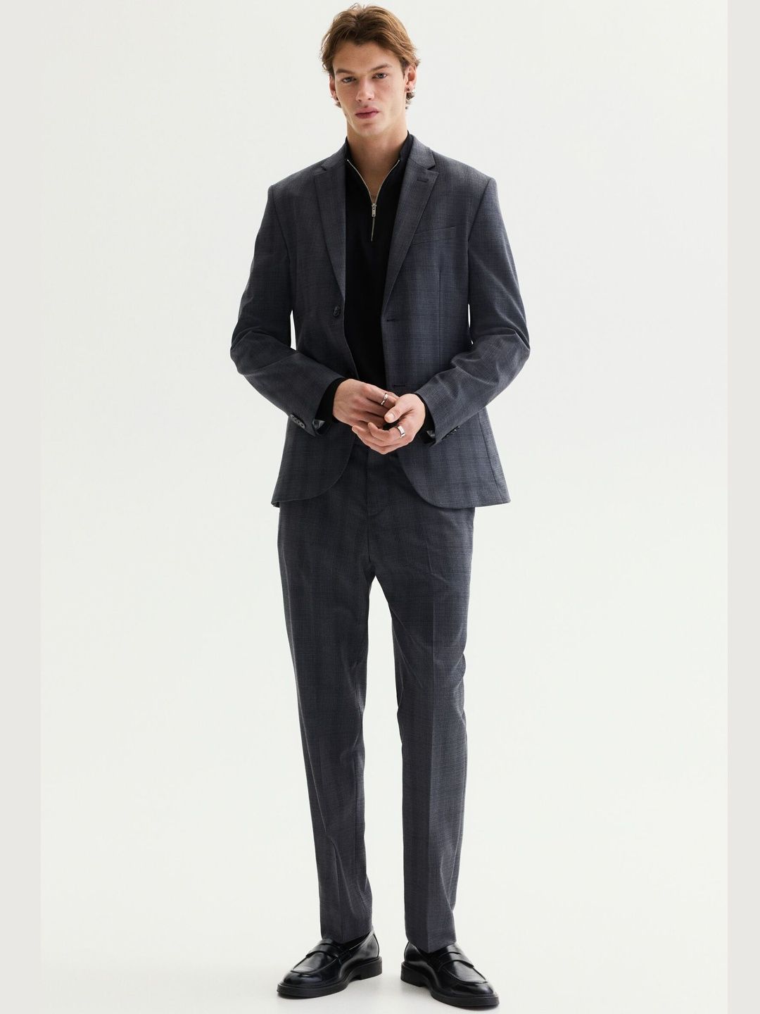 H&M Slim Fit Suit Trousers-picture-41