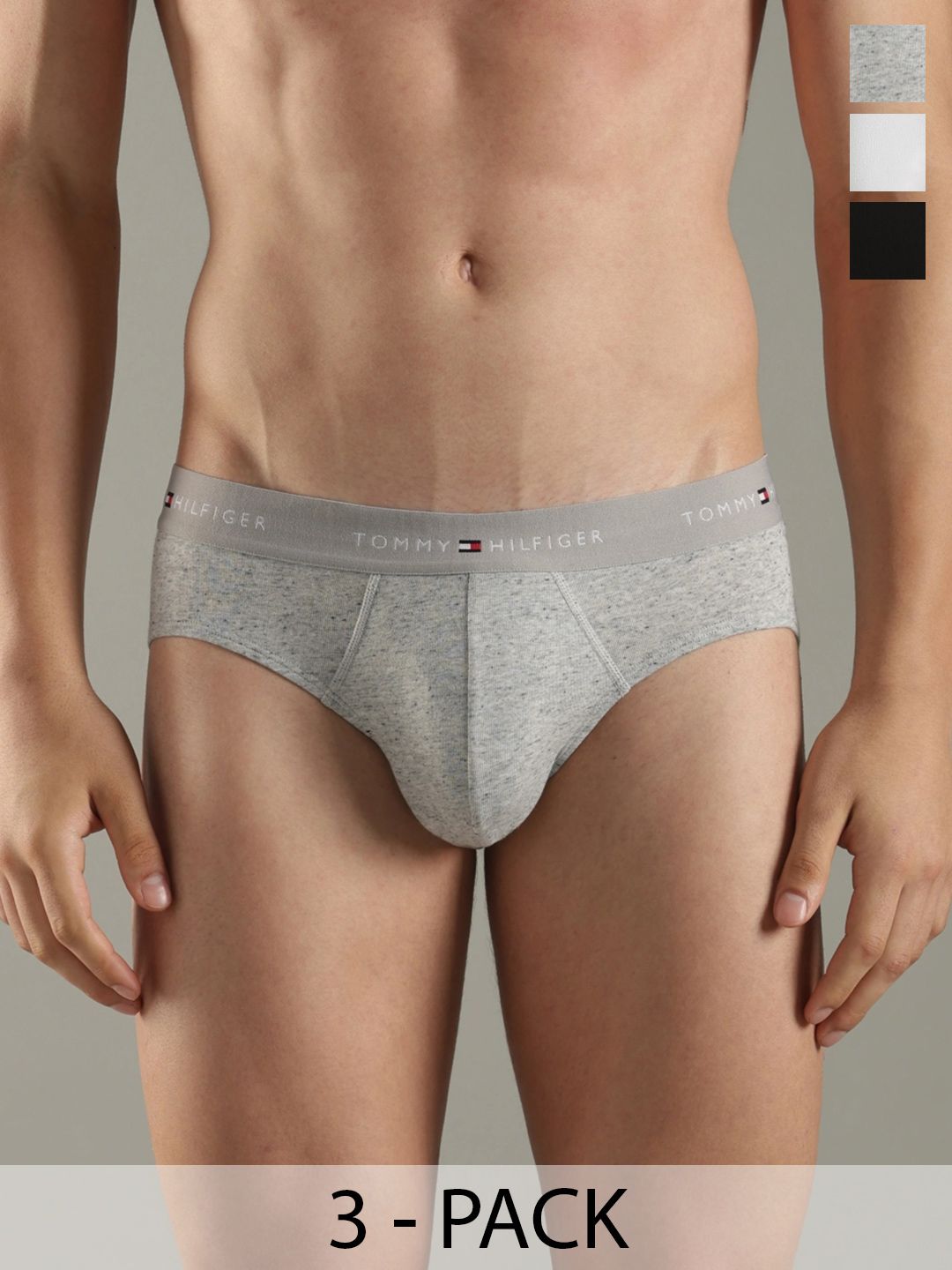 Tommy Hilfiger Pack of 3 Mid-Rise Basic Briefs-picture-46
