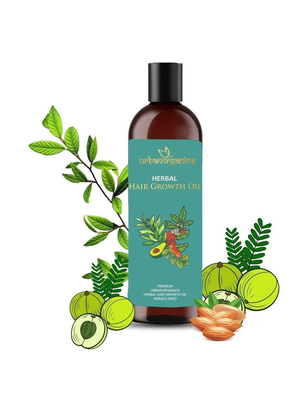 Urbanorganics Herbal Essential Hair Growth Oil - 100 ml-image-4