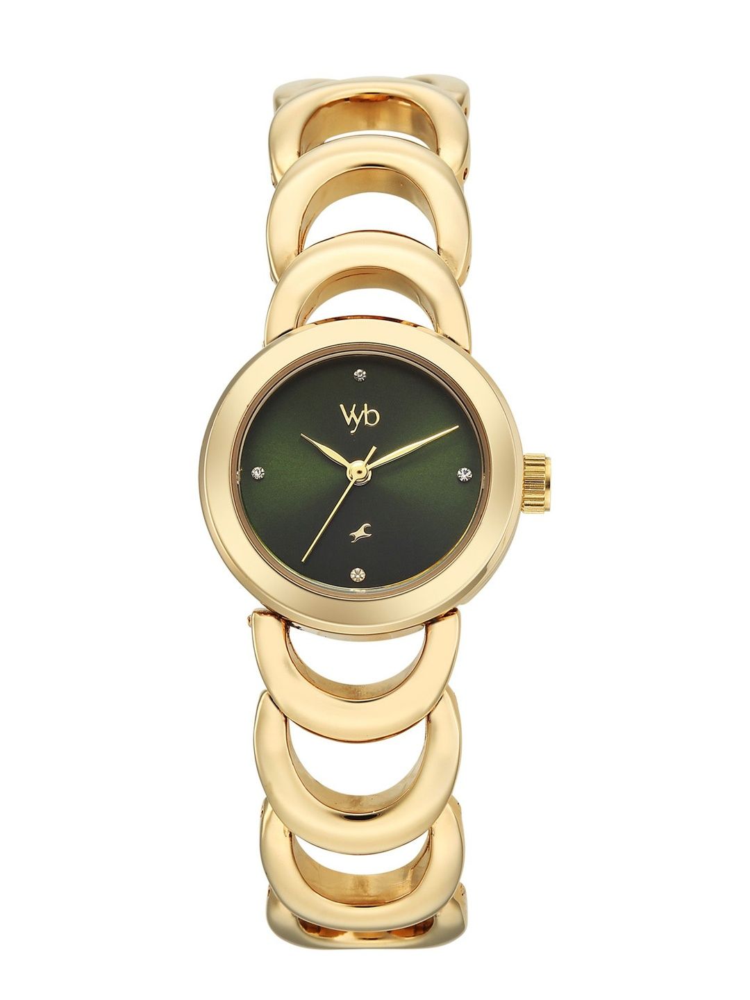 Fastrack Girls Vyb Bliss Quartz Analog Green Dial Watch - FV60131YM01W-picture-54