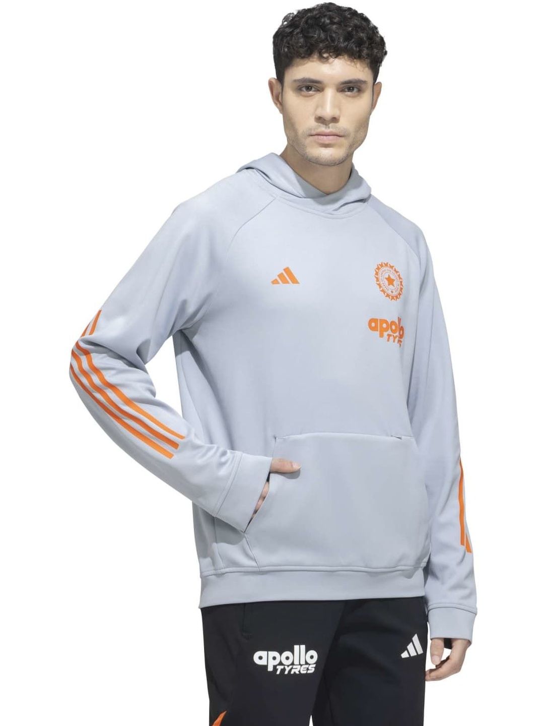 ADIDAS Logo-Detailed Hooded Sweatshirts-picture-38