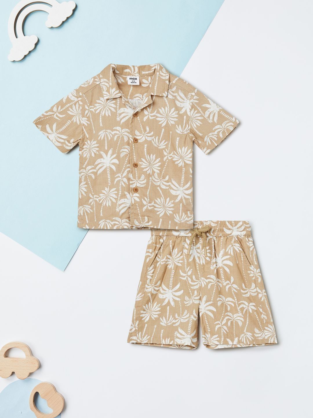 max Boys Printed Shirt with Shorts-picture-35