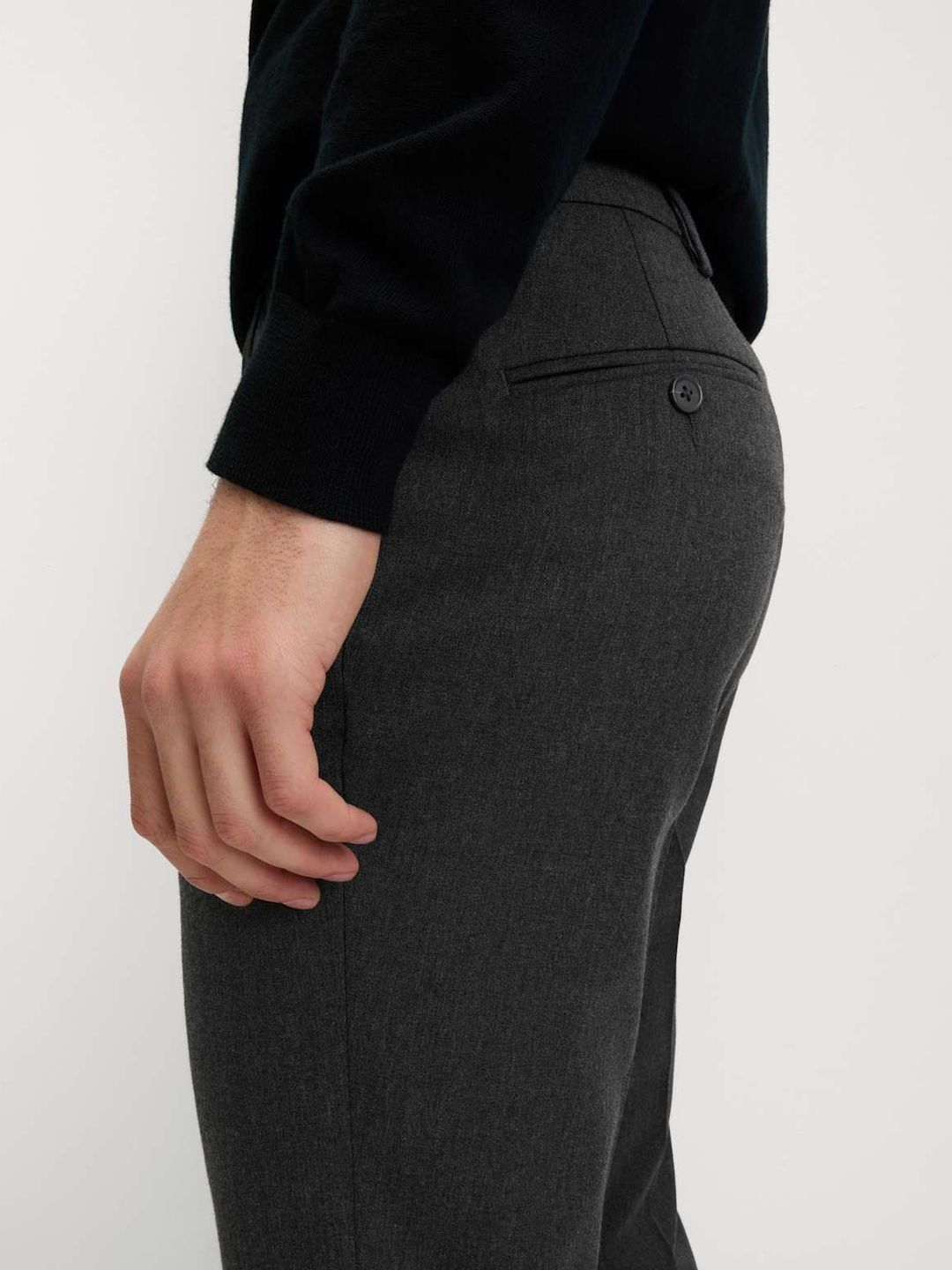 Marks & Spencer Slim Fit Smart Stretch Trousers-picture-21