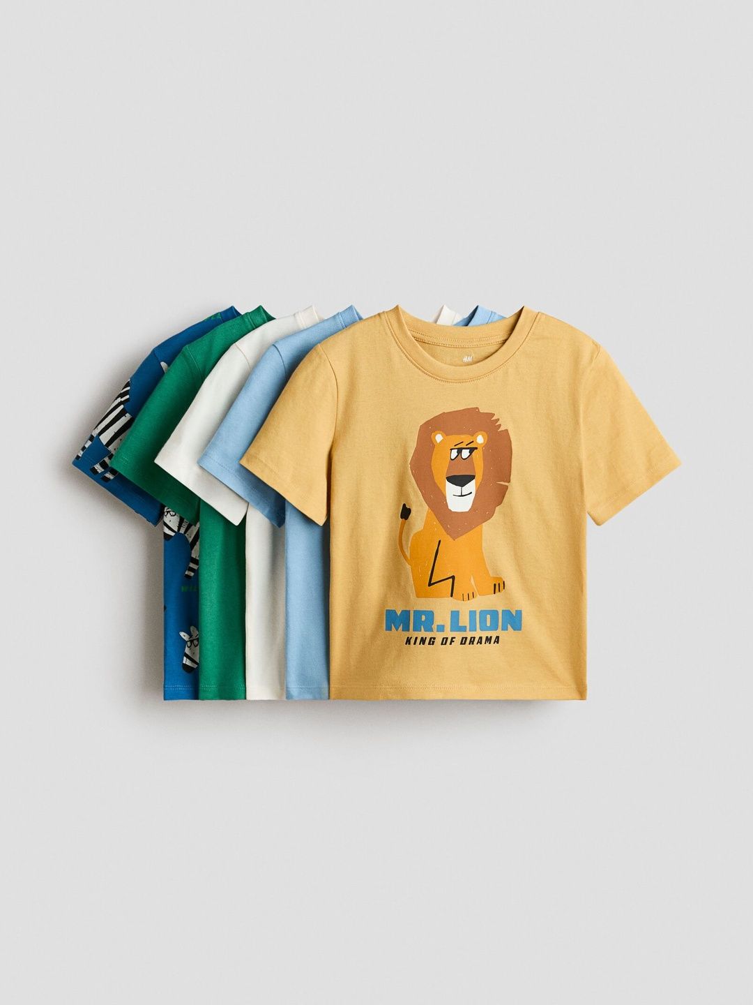H&M 5-Pack Jersey T-Shirts