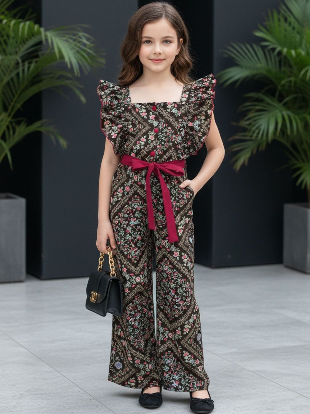 Cutiekins Girls Printed Basic Jumpsuit-picture-49