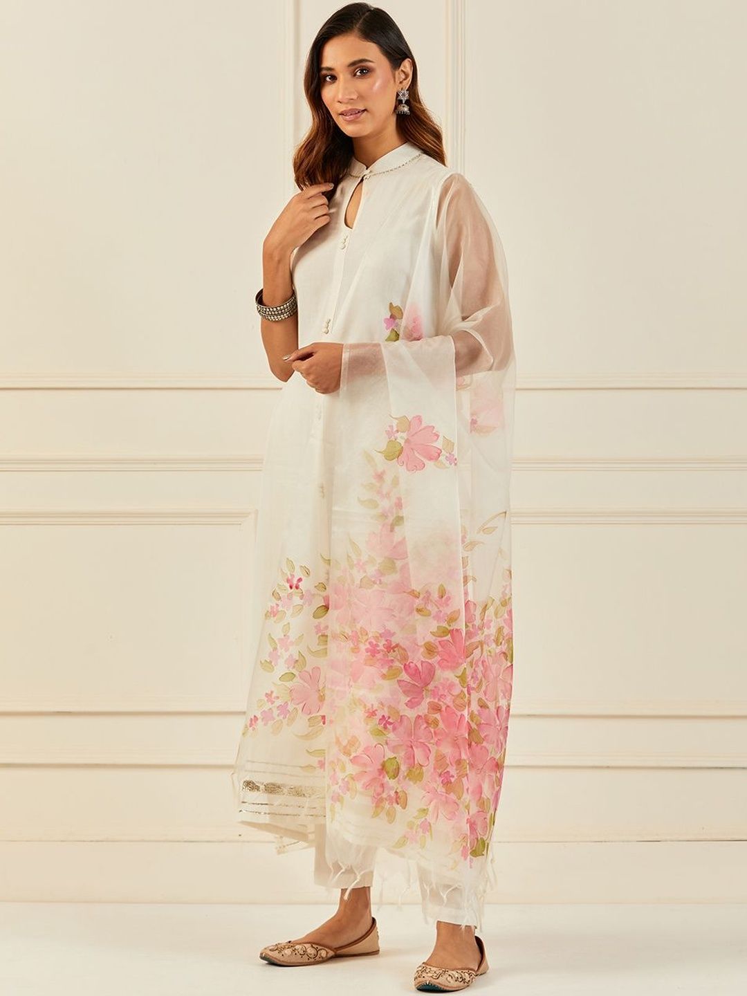 Geroo Luxe Dyed Organza Blend Dupatta-picture-54