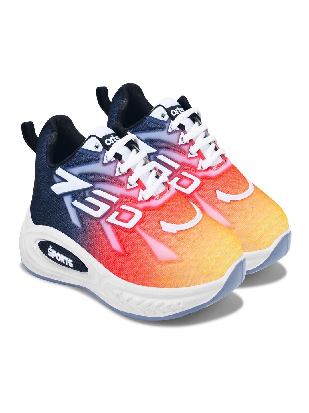 Crazyly Boys Mesh Running Non-Marking Shoes-image-4