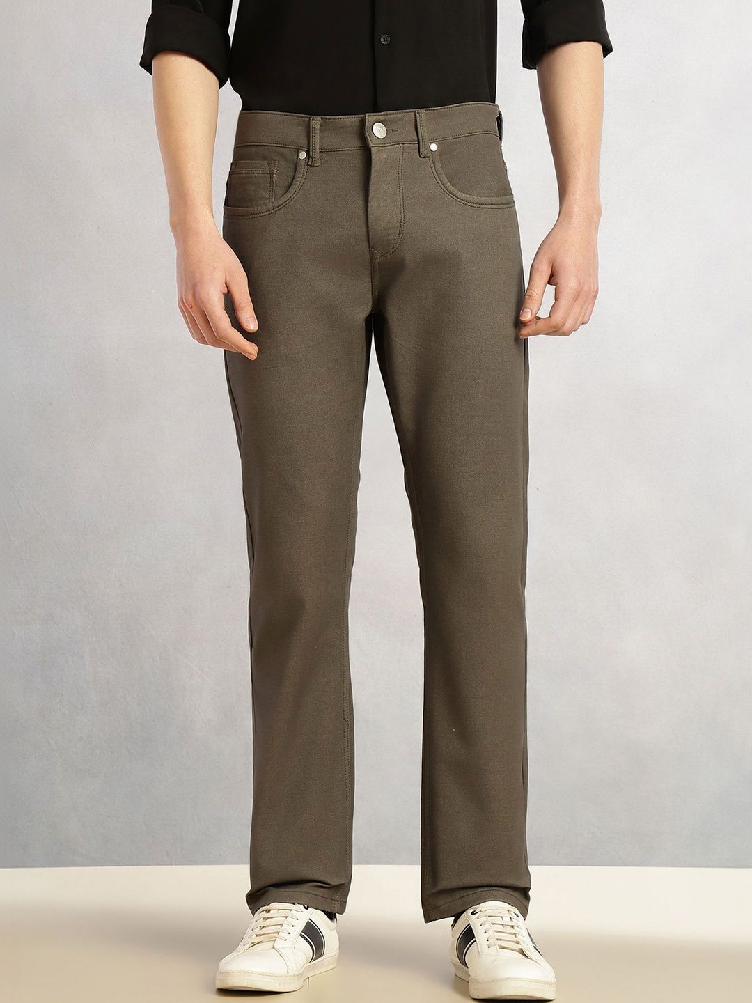 Thomas Scott Men Smart Straight Fit Mid-Rise Stretchable Jeans-picture-36