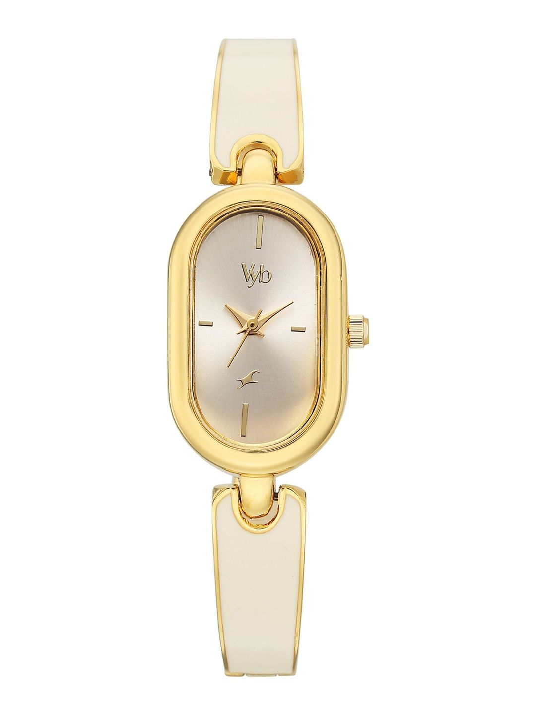 Fastrack Girls Vyb Diva Quartz Analog Ivory Dial Watch - FV60117YM01W-picture-49