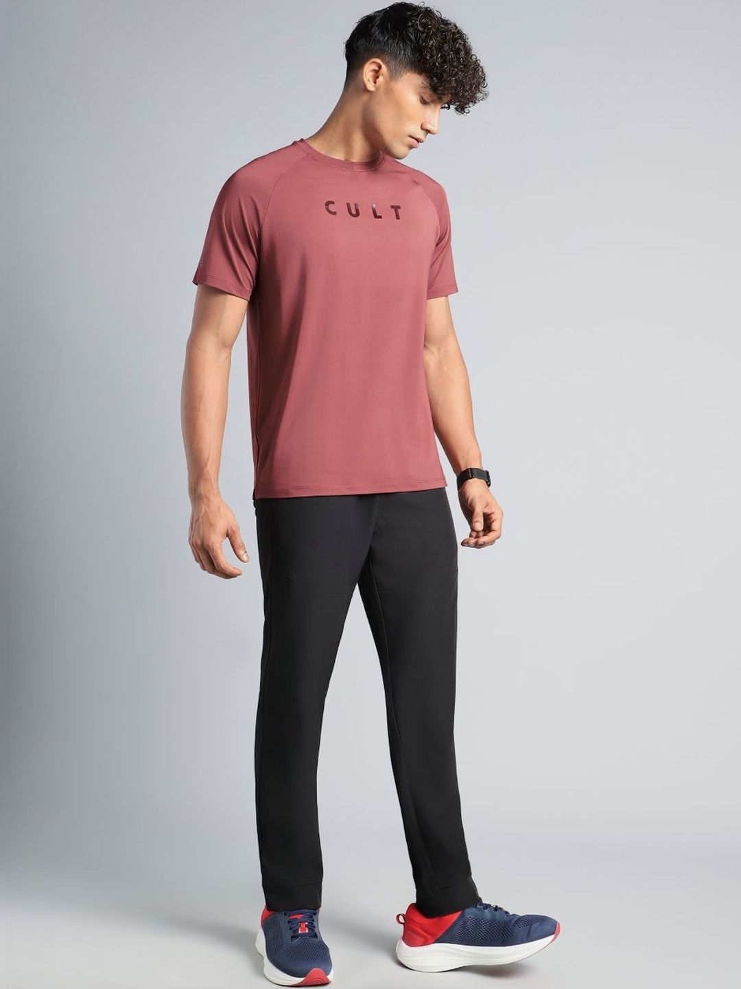 CULT Men Brand Logo Printed Moisture Wicking Pockets T-shirt-picture-43