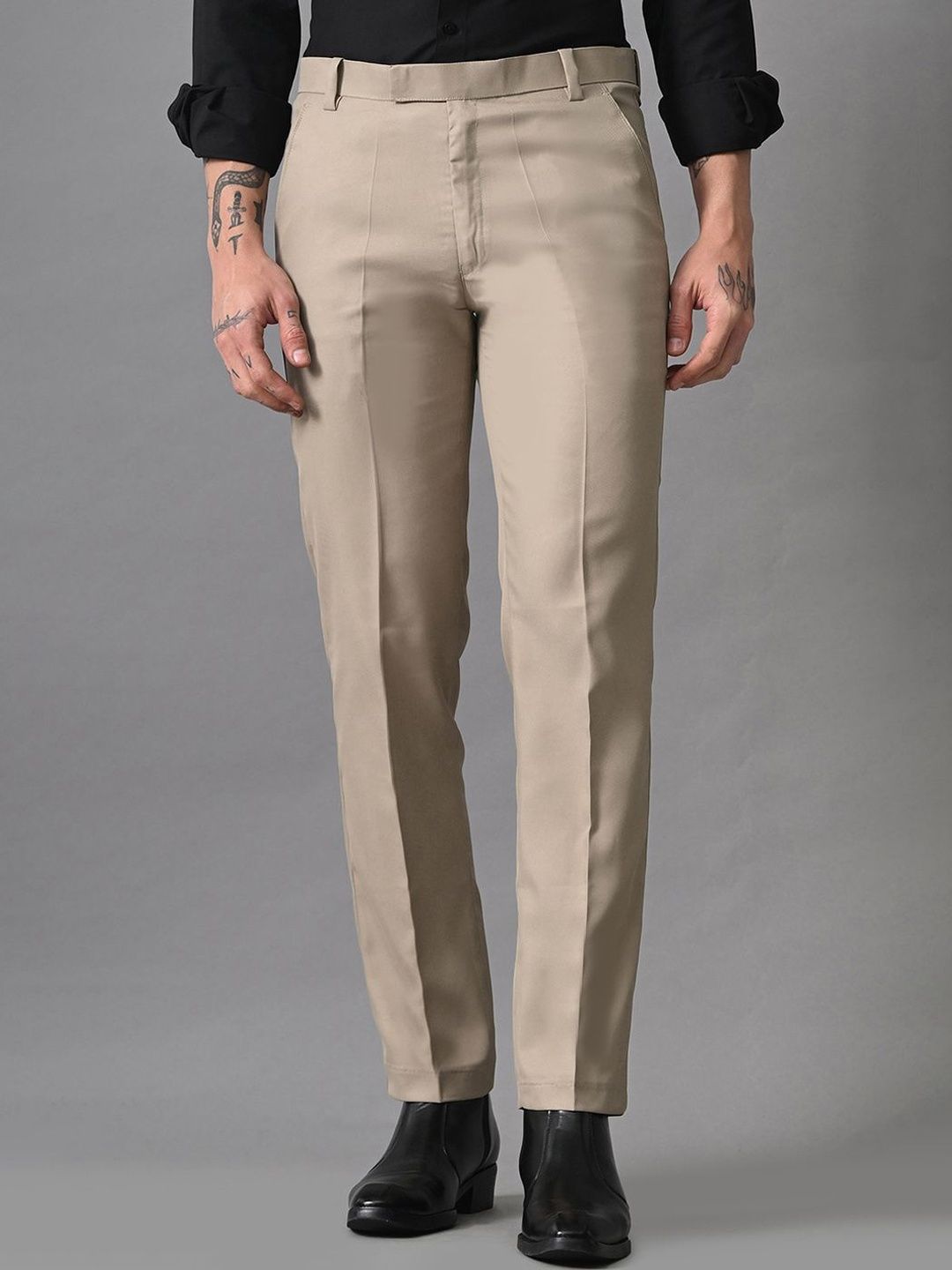 Aesthelia Men Slim Fit Trousers-picture-35