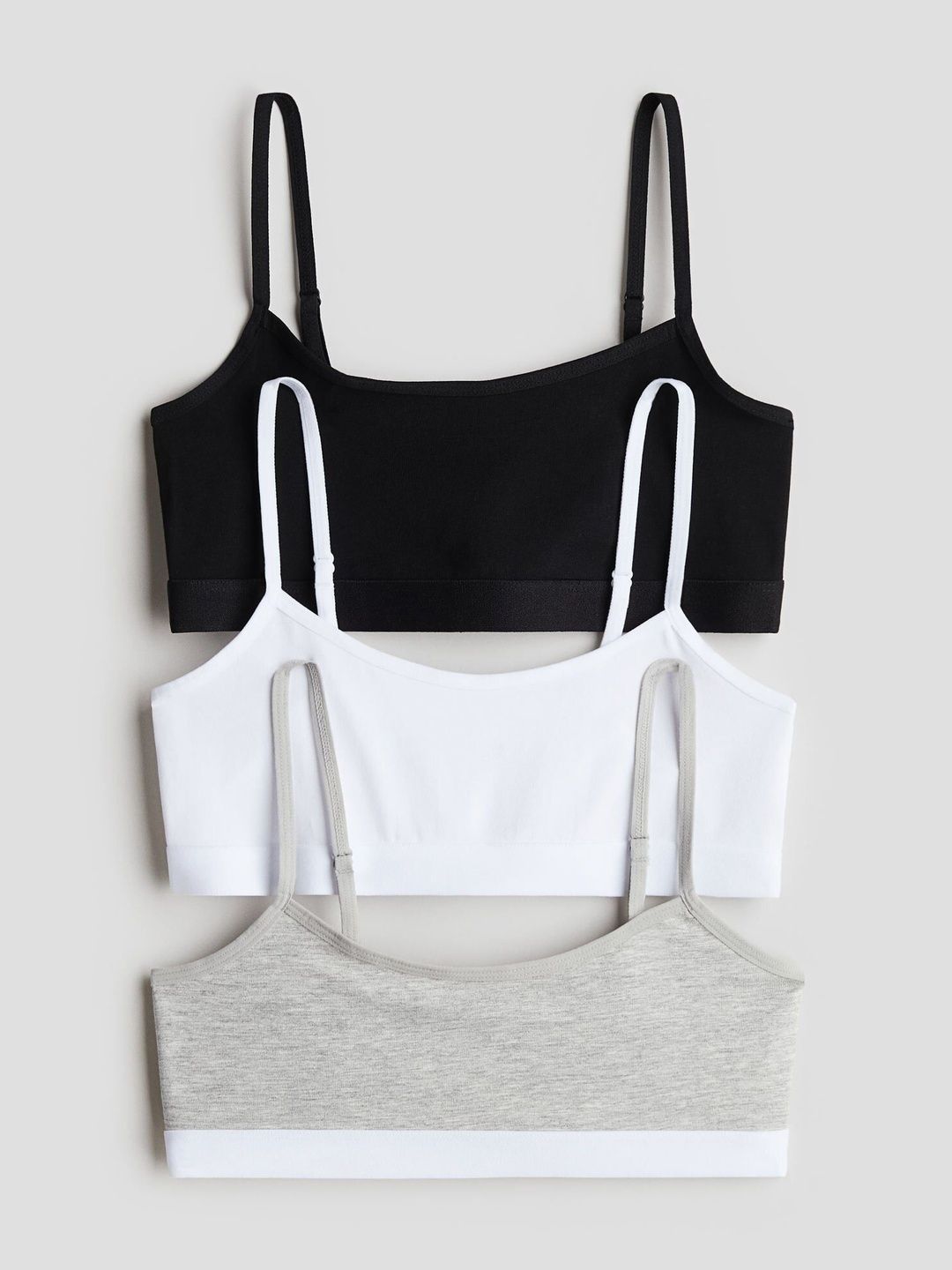 H&M 3-Pack Jersey Tops