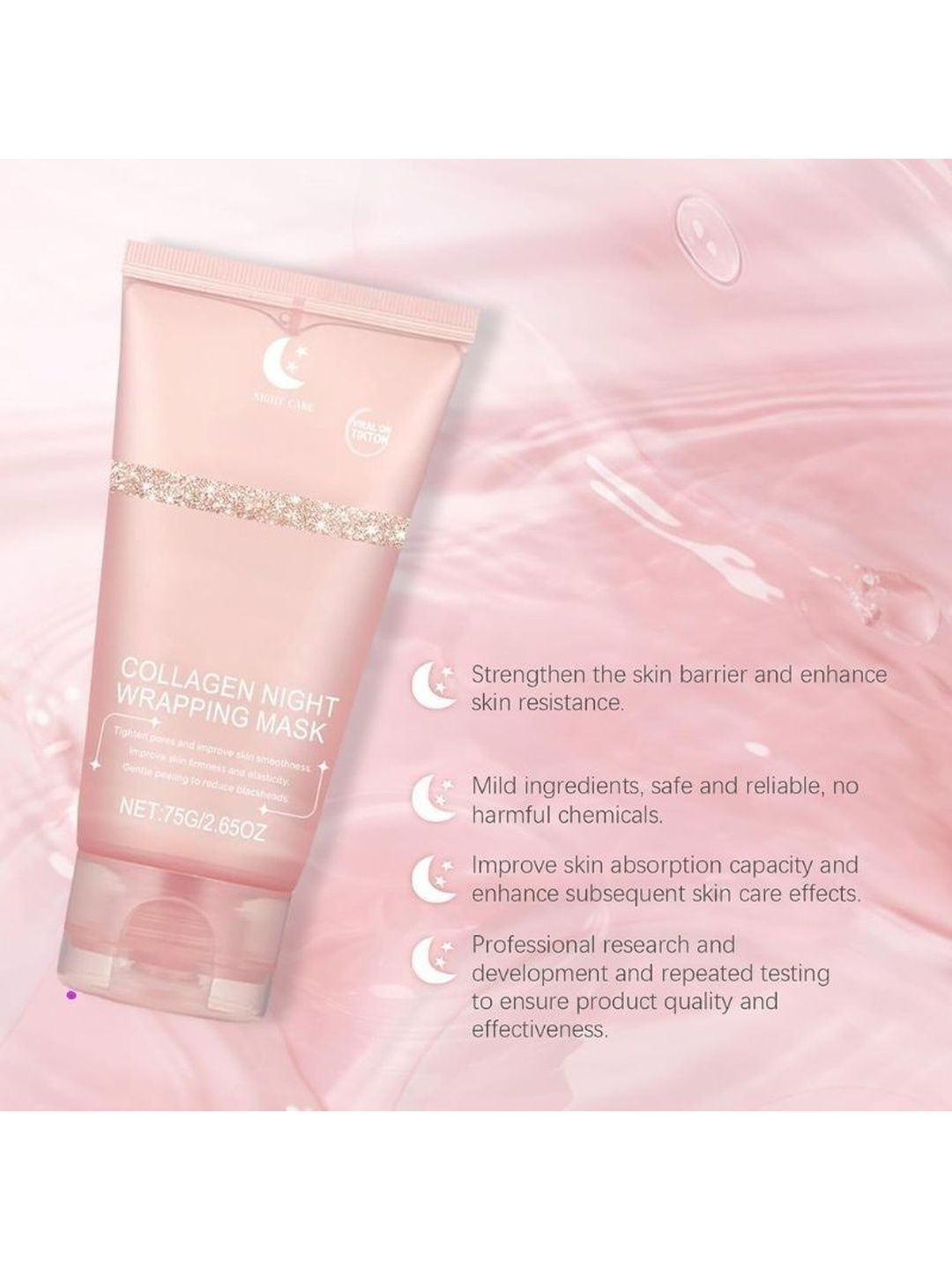 lorshel Set Of 2 Night Mask With Brush- 75 ML-picture-20