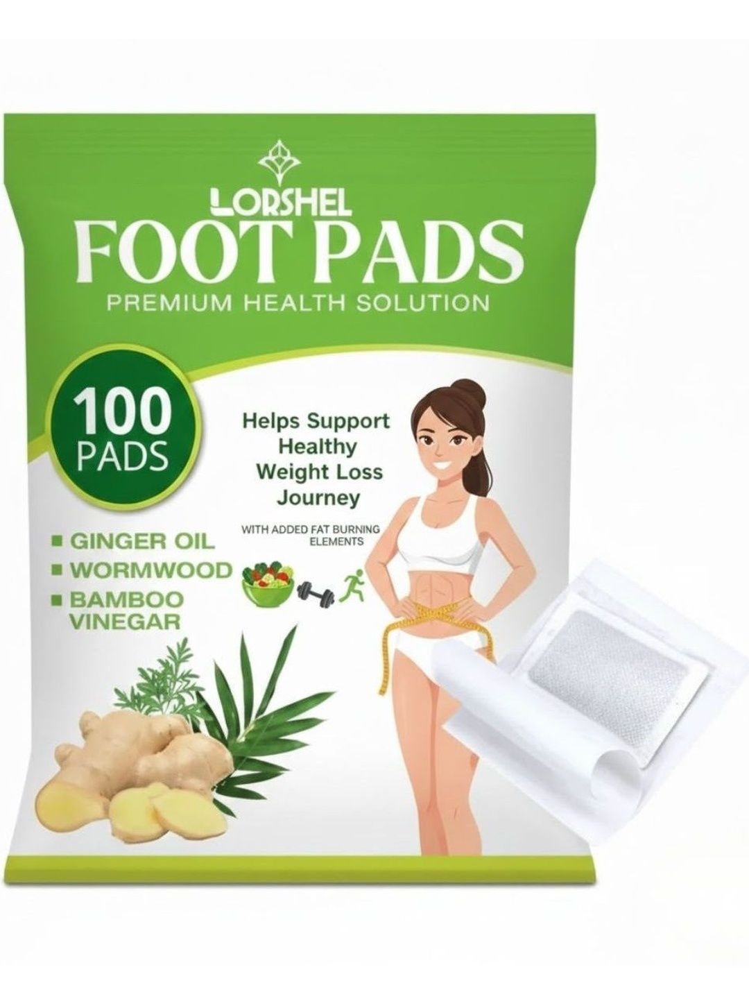 lorshel Foot Pain Relief Plaster Patch Professional Care Foot Wellness -100 Pcs-picture-13