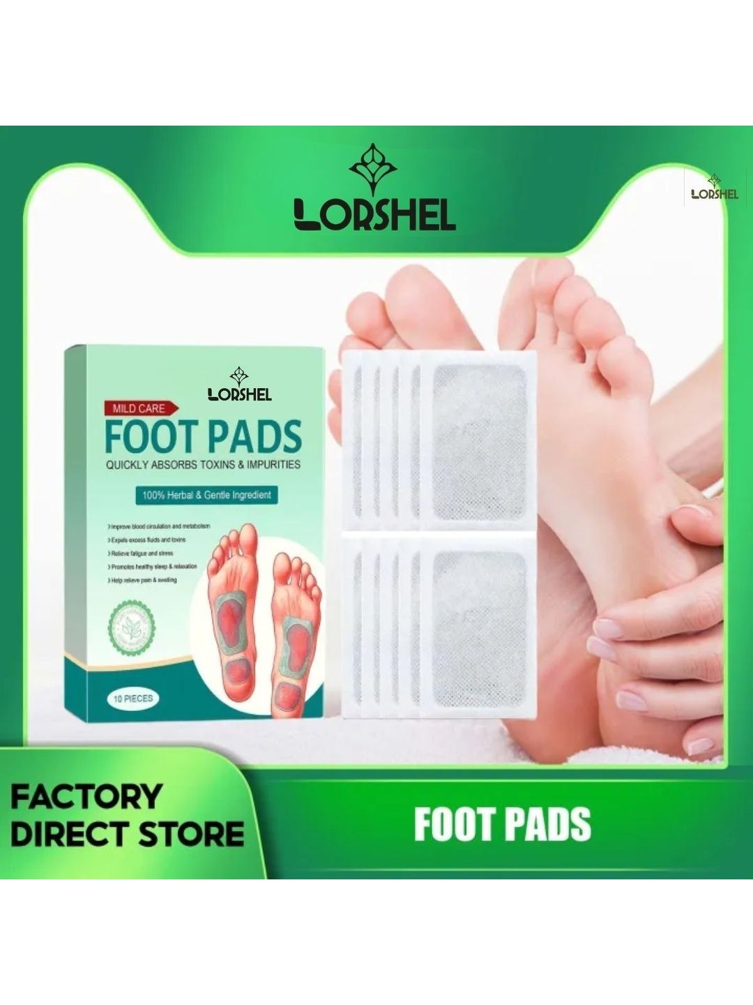 lorshel Toxin Remover Foot Pads Trusted Remedy Advanced Detox Care-picture-16
