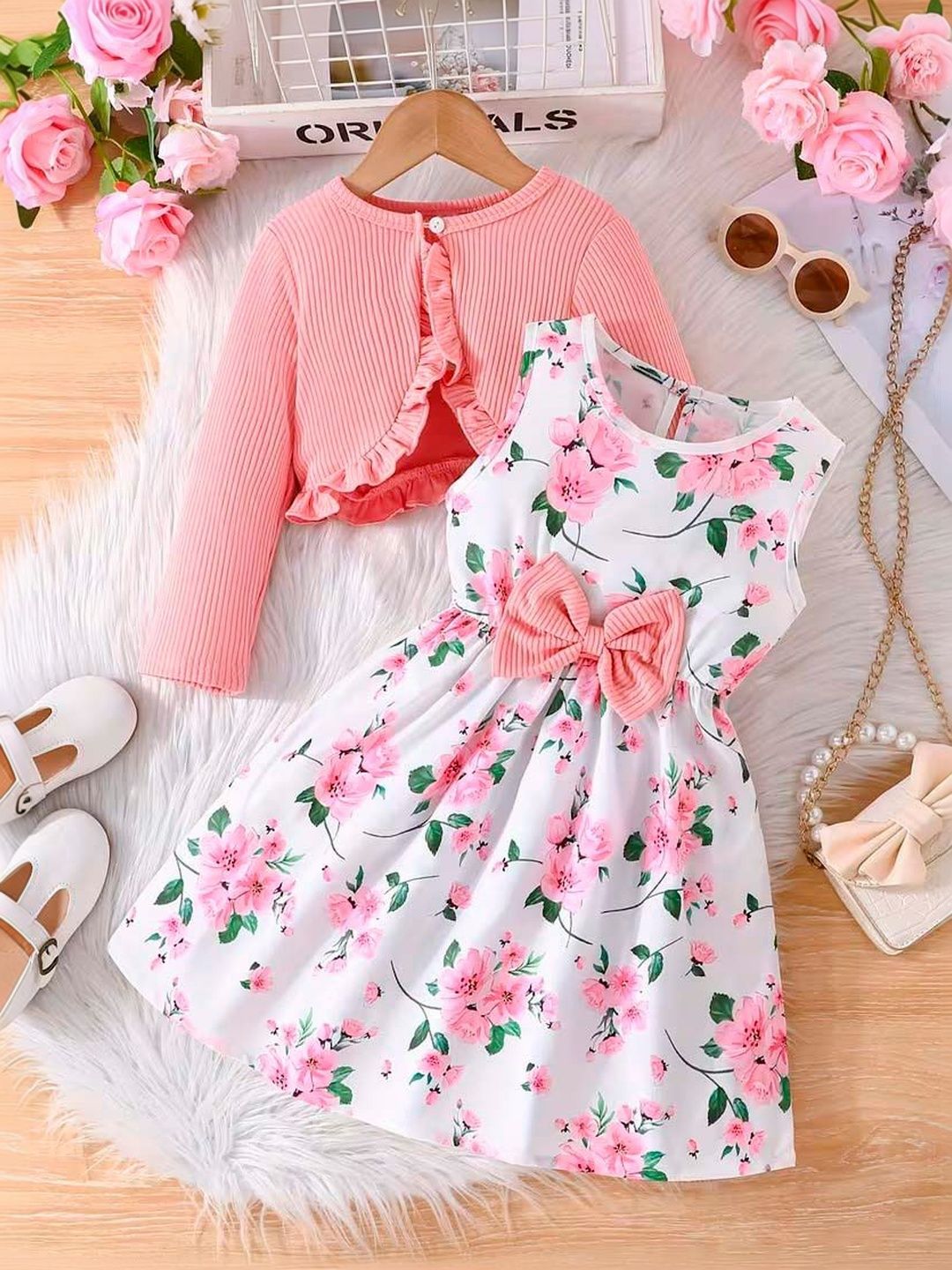 Miss & Chief Floral Print Fit & Flare Dress-picture-2