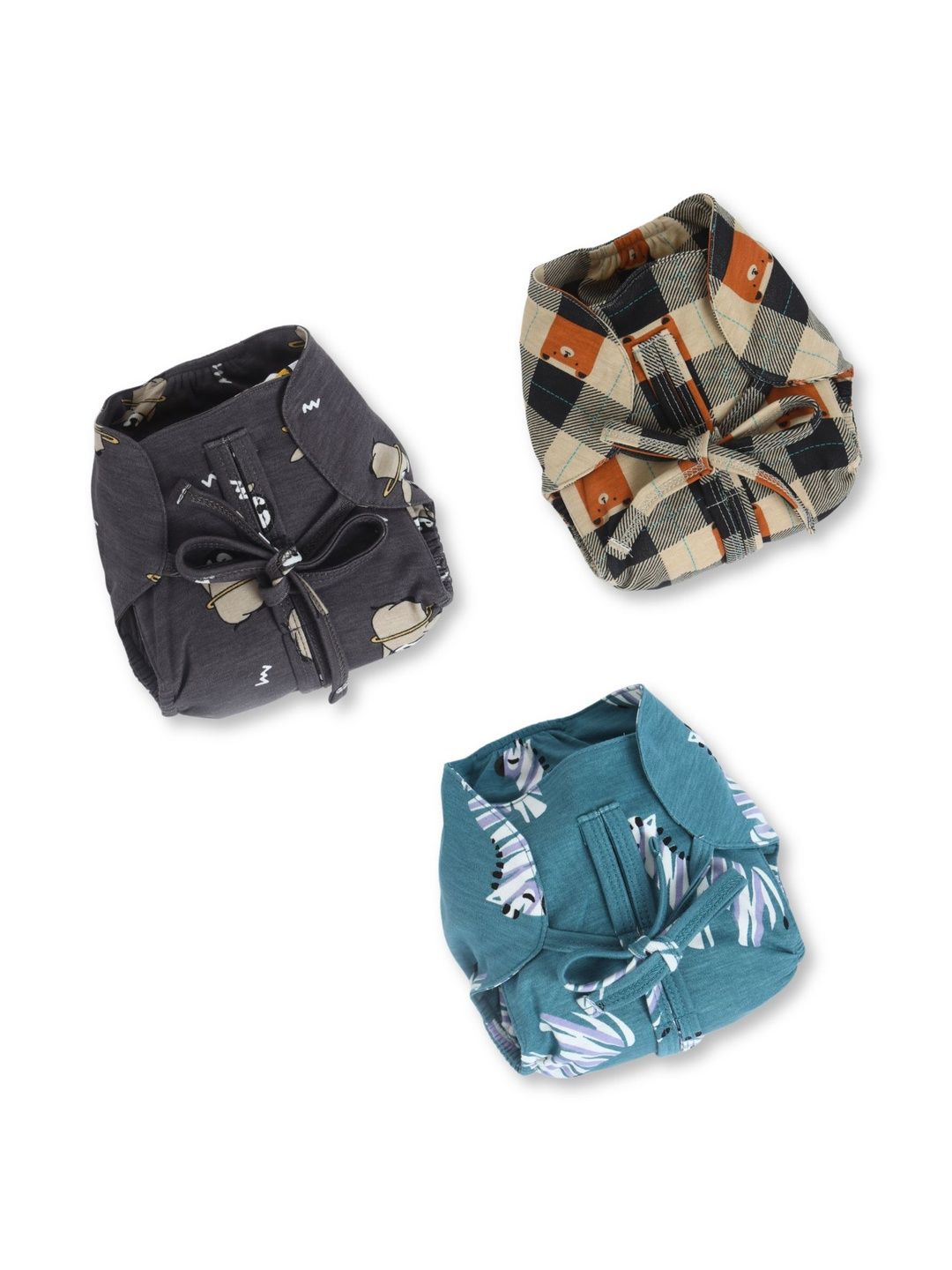 cocoon care Set Of 3 Super Soft Knit Cloth Nappy-image-5