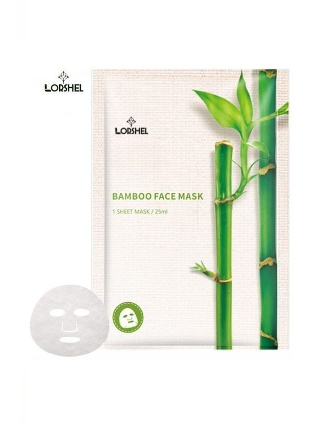 lorshel Unisex Skin Smoothening Bamboo Sheet Mask - 25 ML-image-34