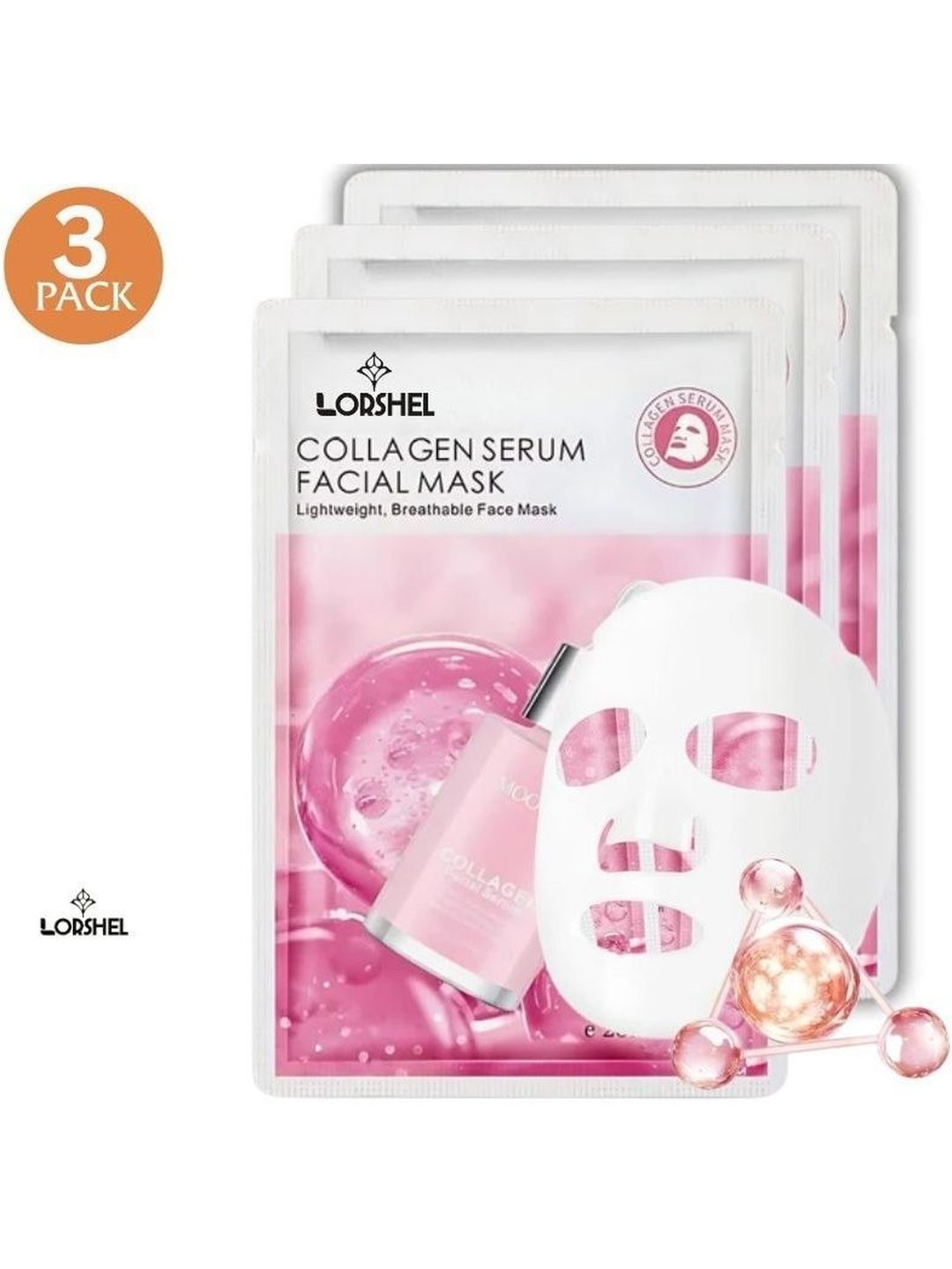 lorshel Collagen Sheet Mask - 3 Pcs-picture-57