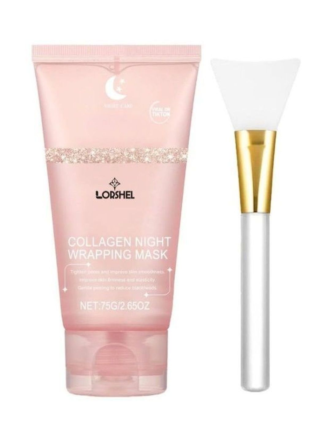 lorshel Improving Skin Elasticity & Firming Night Mask With Brush-picture-38