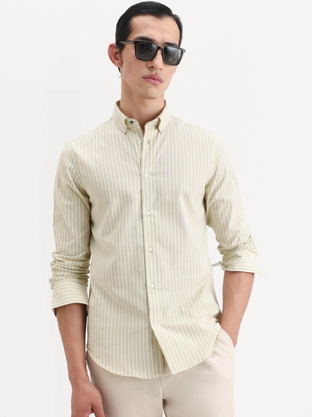 RARE RABBIT Men Original Gingham Checks Casual Shirt-picture-41