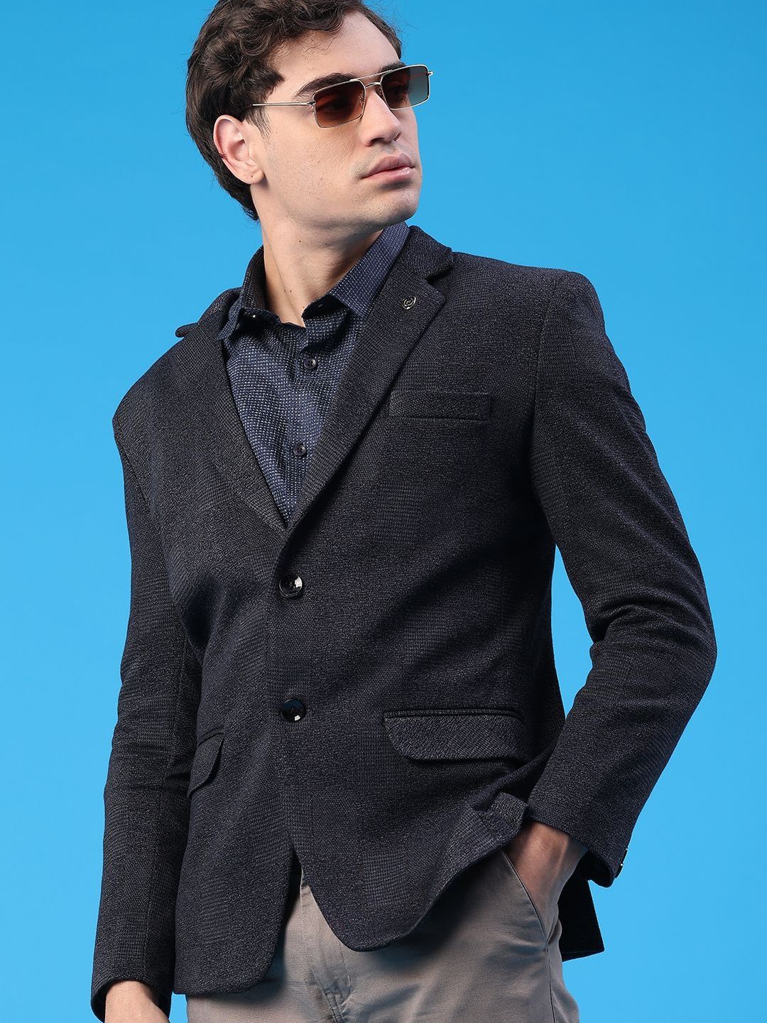 V-Mart Notched Lapel Single-Breasted Blazers-picture-20