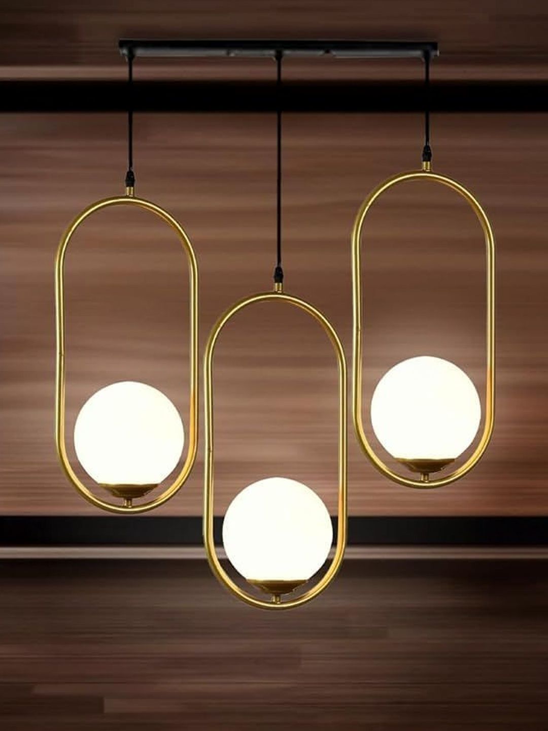 SWIATLO Gold-Toned & Gold-Toned Contemporary Ceiling Lamp-picture-44