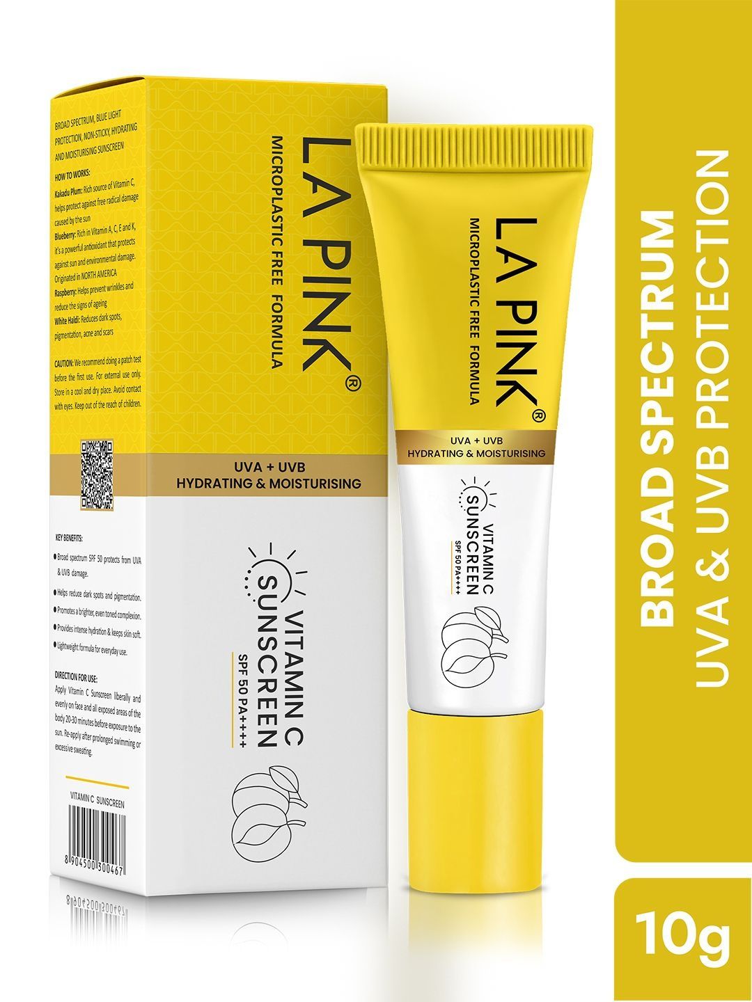 La Pink Vitamin C SunScreen SPF 50 PA++++- 10 g-image-41