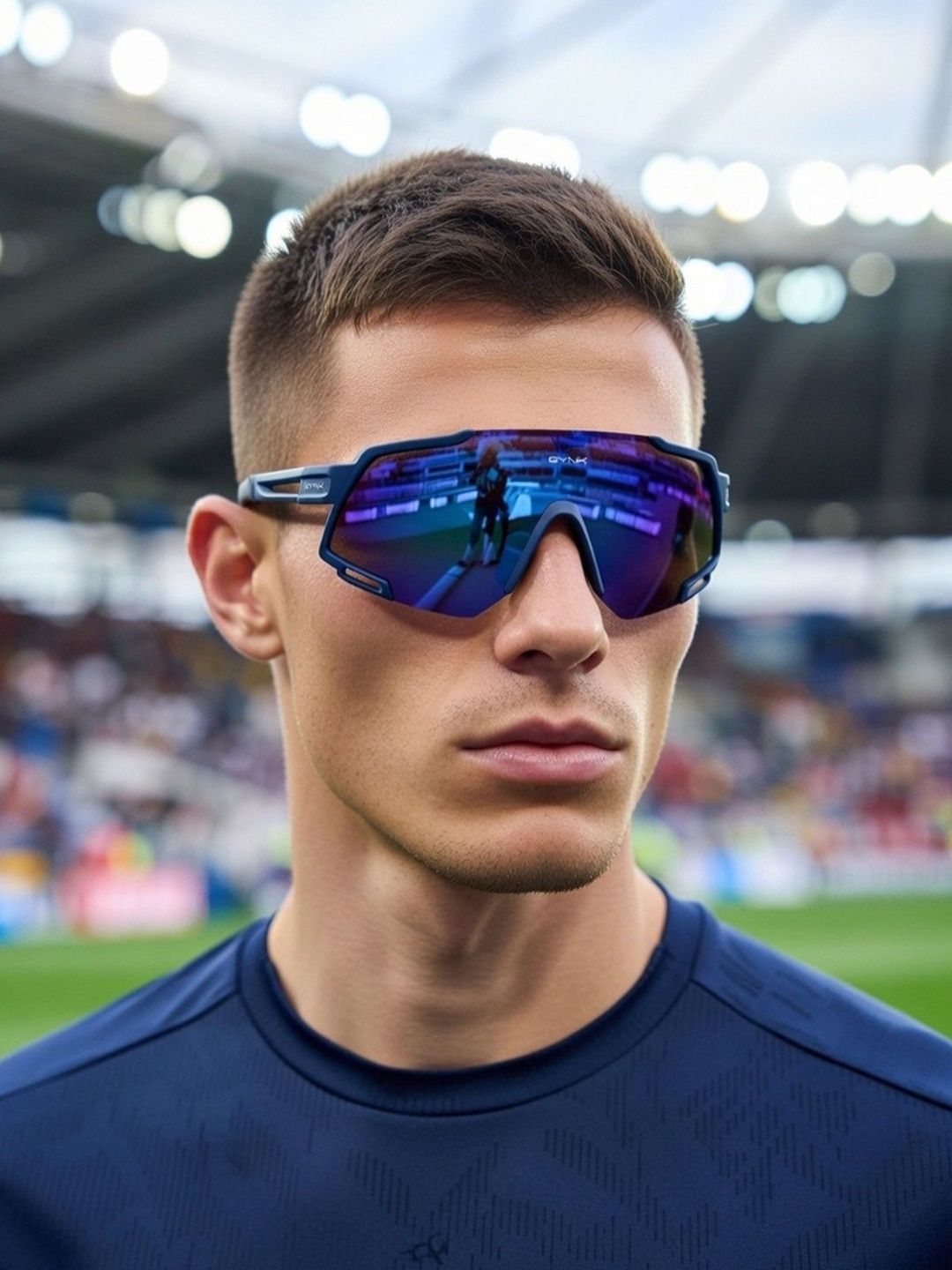 GYNK Men Mirrored Lens & Blue Sports Sunglasses with-picture-51