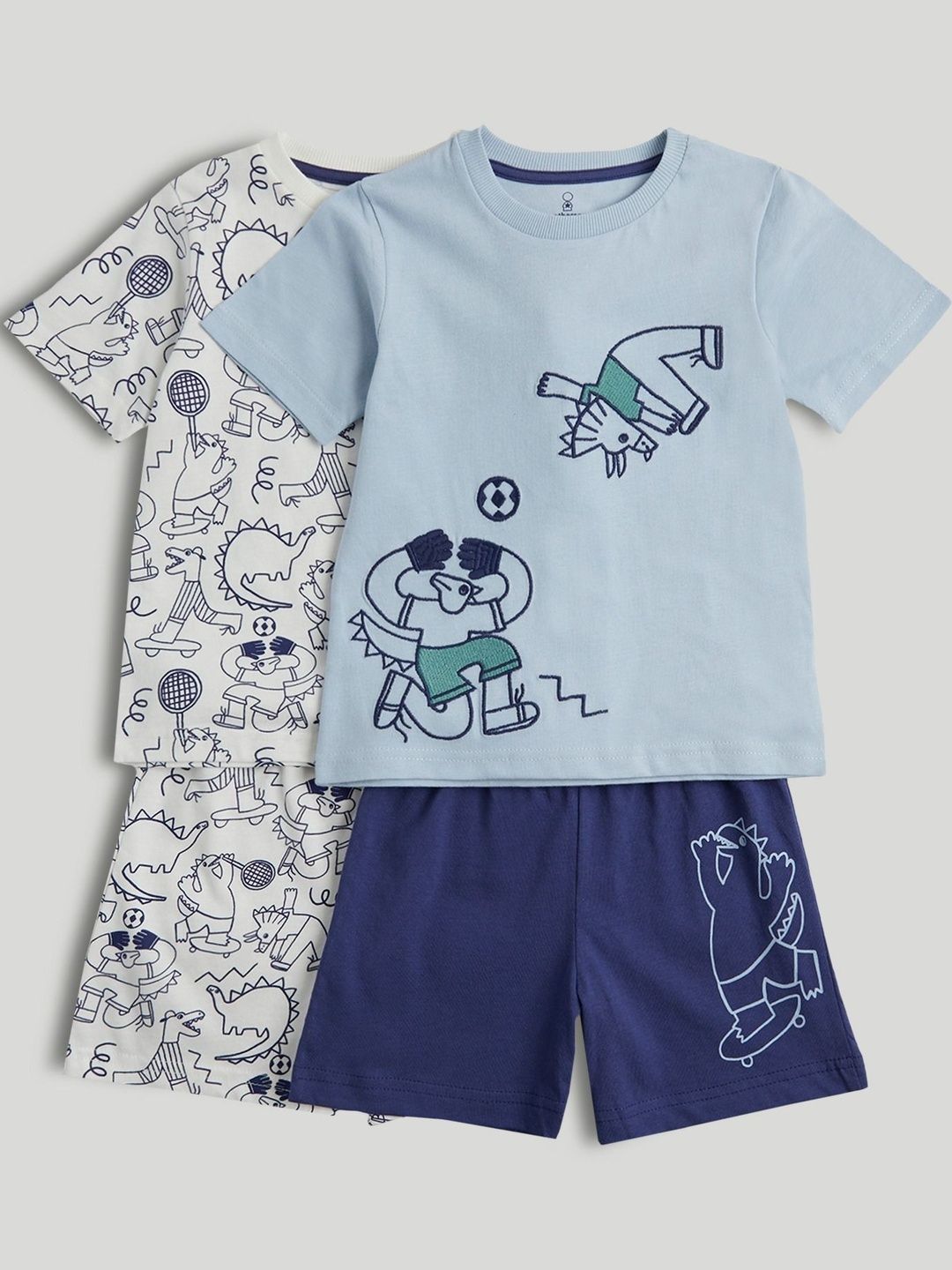 mothercare Boys Printed T-shirt with Shorts-picture-20