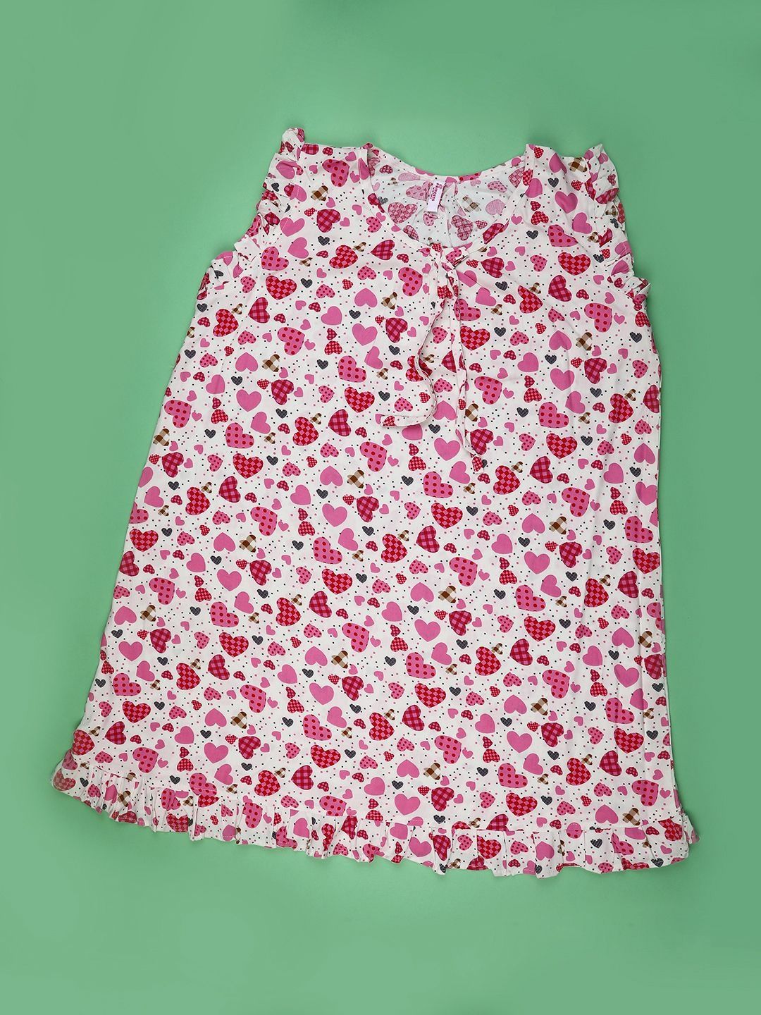 V-Mart Girls Printed Nightdress-picture-48