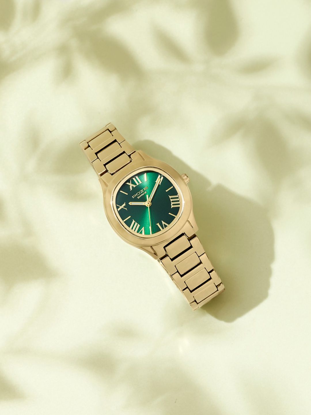 Sonata Women Poze 8 Quartz Analog Green Dial Watch - SP80162YM01W-picture-36
