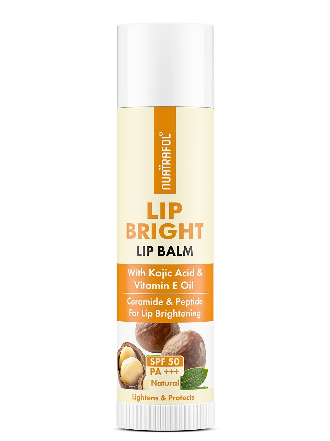 NUATRAFOL Natural Lip Bright Lip Balm With SPF 50 PA+++ - 5 g-image-4