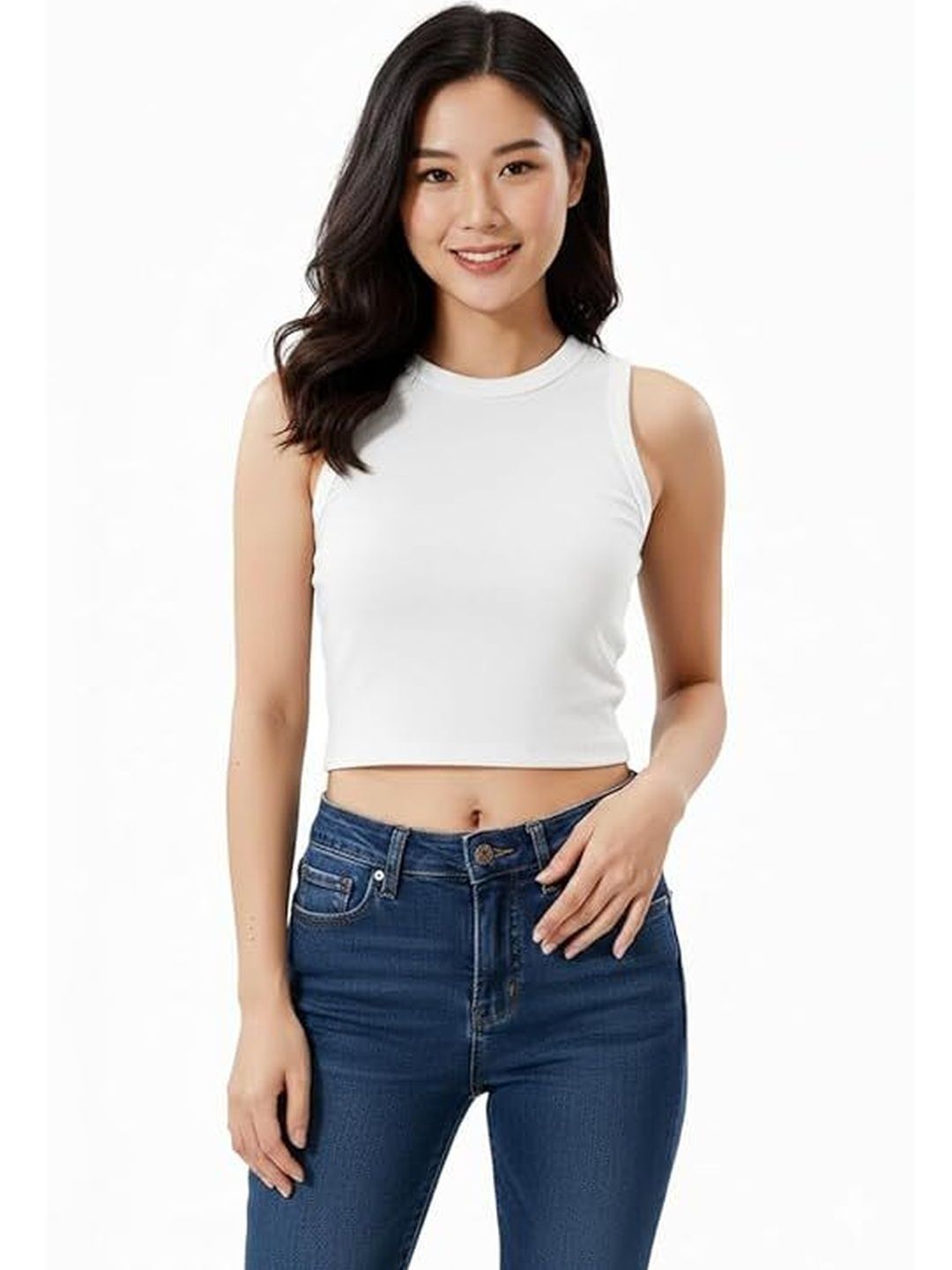 Thrifty Thread Cotton Blend Crop Top-picture-13