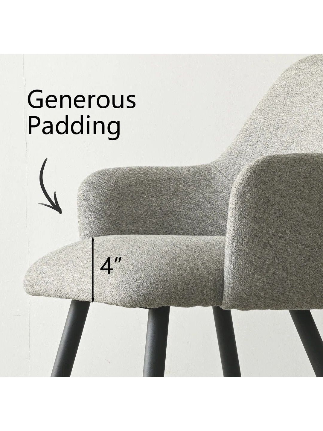 FINCH FOX Grey Dining Chair