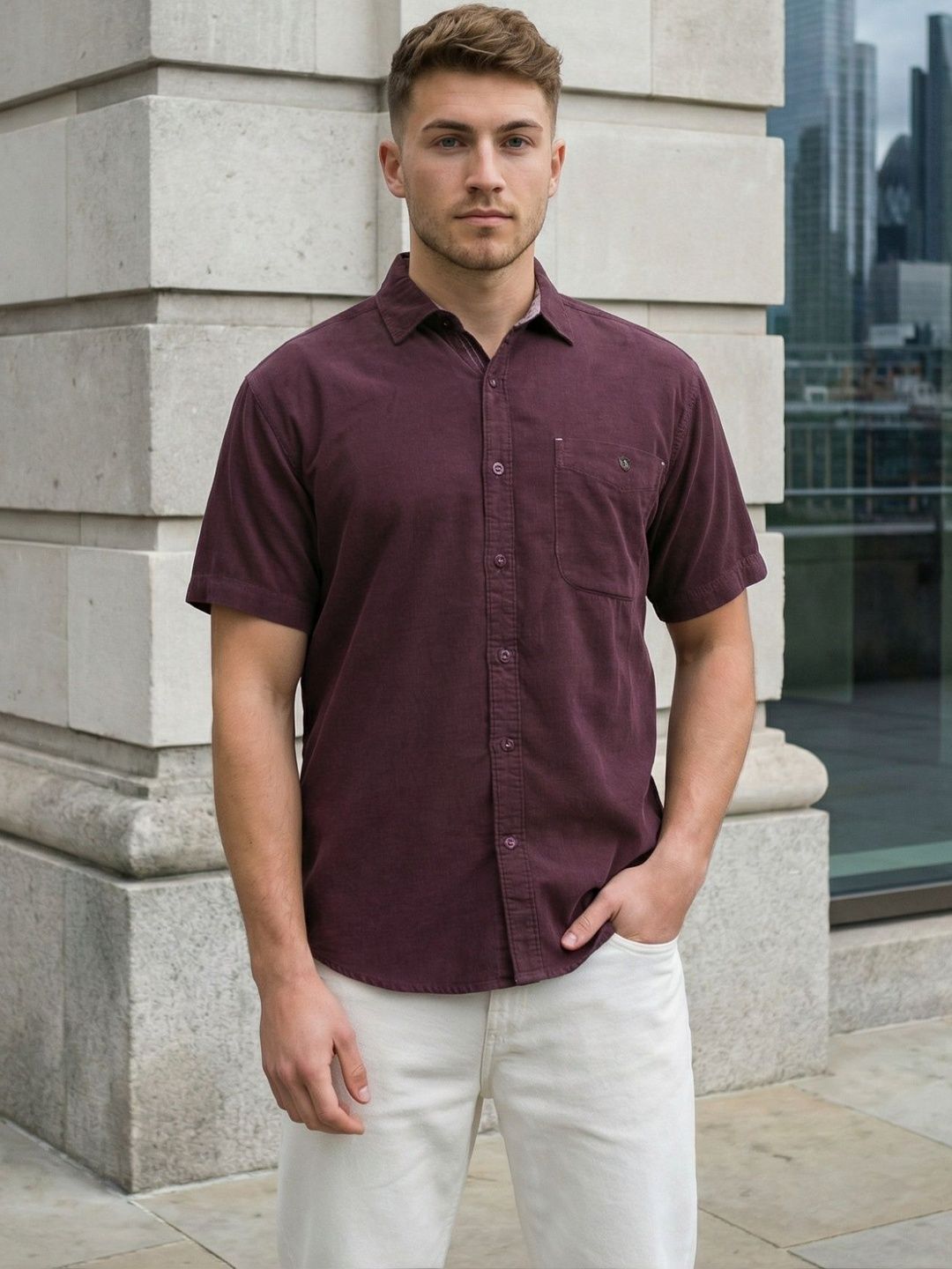 Kuons Avenue Men Classic Casual Shirt-picture-51