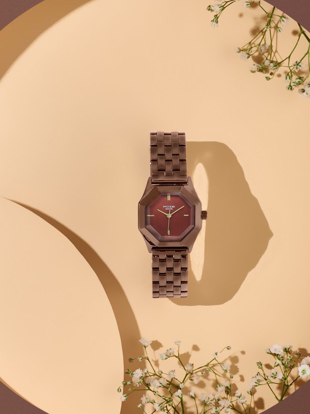 Sonata Women Dial & Bracelet Style Straps Analogue Watch SP80169QM01W-picture-25