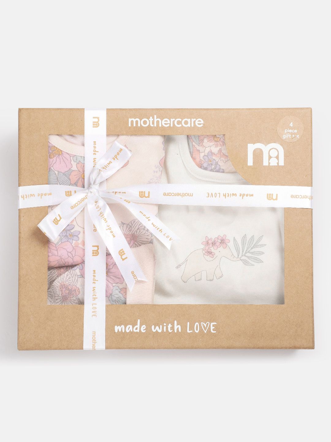 mothercare Newborn Girls Soft Tropical Print Cotton Apparel Gift Set-picture-14
