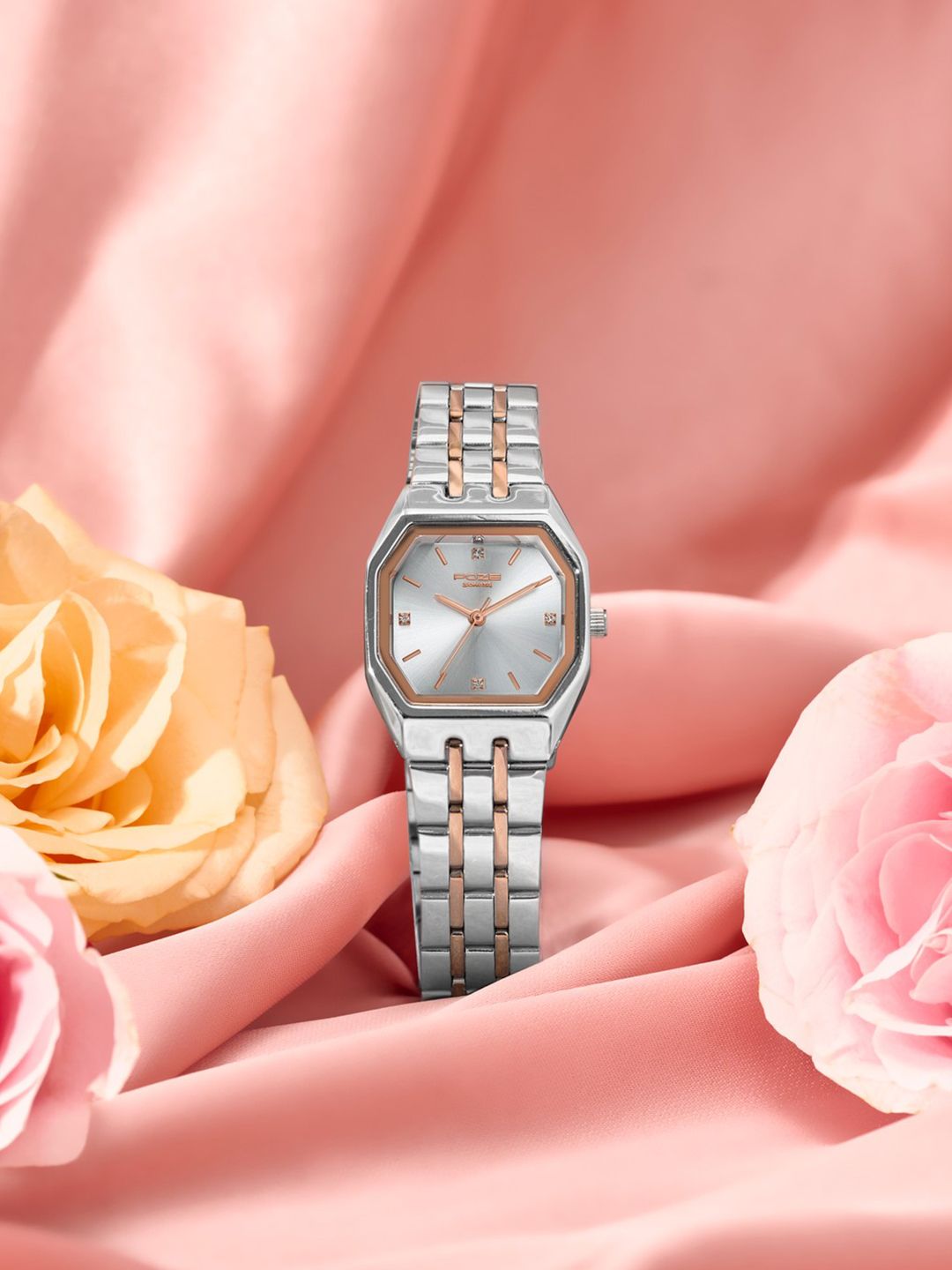 Sonata Poze 8 Quartz Analog Silver Dial Watch For Women - SP80164KM01W-picture-51