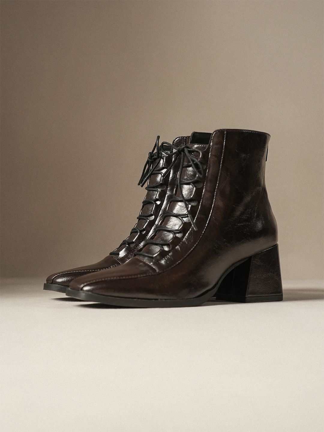 Theater Women Lace-Up Ankle Boots-picture-10