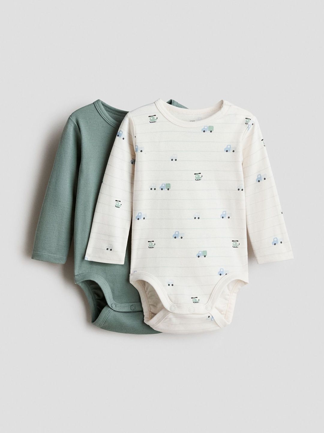 H&M 2-Pack Long-Sleeved Bodysuits